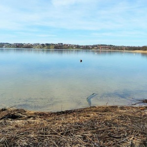 Jezioro Kłodno panorama Chmielna 