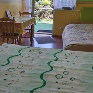 Letnia sypialnia - zielona z tarasem 
